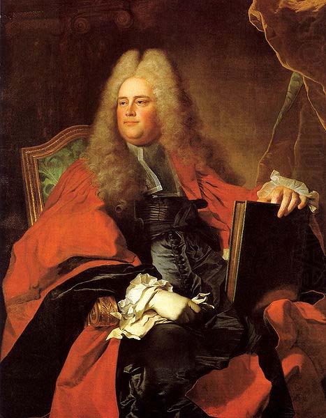 Hyacinthe Rigaud Portrait of Guillaume de Lamoignon de Blancmesnil French magistrate china oil painting image